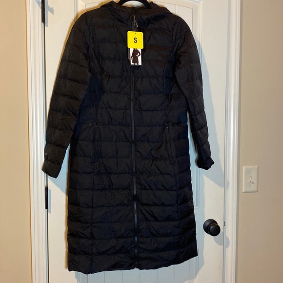 Eddie Bauer Jackets & Blazers - Women’s Eddie Bauer Hooded Down Duffle Coat Black